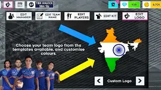 Set any Picture and Custom logo in dls 22 Indian logo in dls 22#dls22#Dream league soccer2022