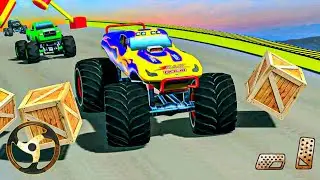 Monster Truck Mega Ramp Stunt | Impossible Mega Ramp Car Game | Android Gameplay #5