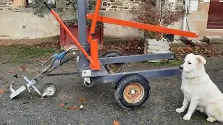 prototype #1 remorque  grue  d'atelier  mobile