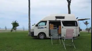 Op de Big4 camping @ Rollingstone te Queensland