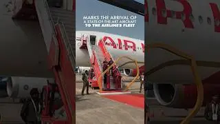 AirIndia's brand new aircraft & India&rsquo;s first Airbus A350. #ThisIsTata #NewAirIndia #WingsIndia2024