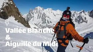 Skiing Vallée Blanche & Aiguille du Midi (3,842 m) with Mont Blanc Refugee Crew