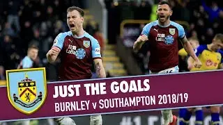 JUST THE GOALS | Burnley v Southampton 2018/19