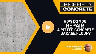 How Do You Repair a Pitted Concrete Garage Floor? | Richfield Concrete