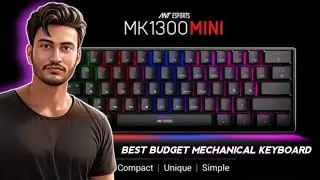 ANT ESPORTS MK1300 V2 MINI BEST BUDGET MECHANICAL GAMING KEYBOARD🔥