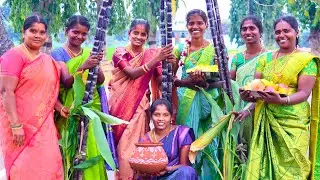 PONGAL CELEBRATION in Village | We celebrate Our Traditional Festival & Games in Our Village