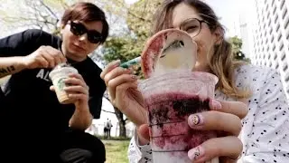 the weirdest Starbucks Japan Frappuccino so far??