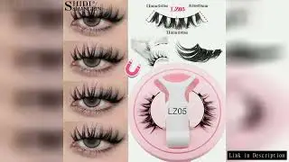 SHIDISHANGPIN New Magnetic Eyelashes Natural Curler Eyelash with Tweezers Kit Reusable Magnetic Fals