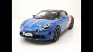 Alpine Renault A110 S Sidetrack #14 2021 blau schwarz Modellauto 1:18 Norev
