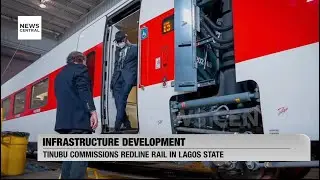 President Tinubu unveils the Red Line Mass transit train | 12pm News | 29-02-24