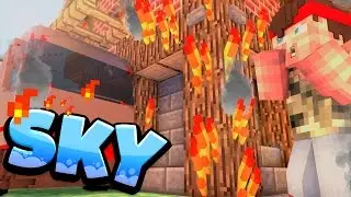 MEIN ARMES HAUS BRENNT EINFACH AB | MINECRAFT SKY