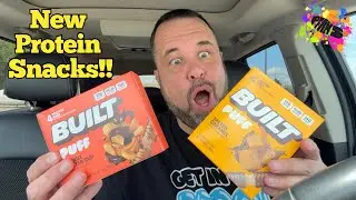 These New BUILT PUFF Protein Bars are at Walmart NOW! Chocolate Peanut Butter and Salted Caramel!