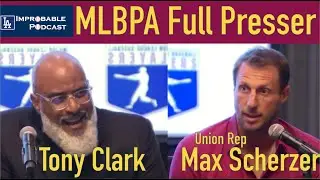 MLB Players Association FULL Live Press Conference Today | Tony Clark & Max Scherzer | #MLBPA #MLB