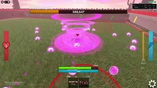 Percolalpha showcase in Roblox Skill Based Boss Fight   Speed run