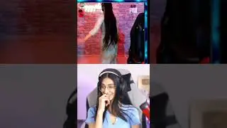 ⚡@PAYALGAMING 😱shock reaction on @justpeggyy naagin dance||#shorts #payalgaming#peggyplayz#dance