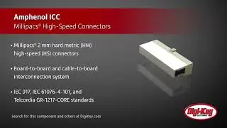 Millipacs&reg;  High Speed Connectors | Amphenol