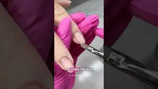 Hard Gel Application for a Gel Overlay ✨ #buildergel  #hardgel
