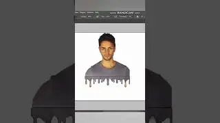Best & easiest way to make dripping effect in photoshop. #shorts #photoshop_tutorial