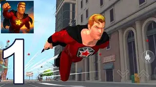 Flying Fuser Rope Fighter Hero - Gameplay Walkthrough Part 1 - Tutorial (iOS, Android)