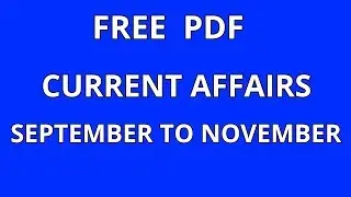 Current Affairs | PIB Current Affairs | Current Affairs FREE PDF