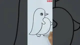 Drawing a cute penguin🐧🐧#shorts #penguin #cute #viral #trending