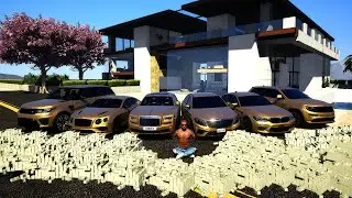 GTA 5 ✪ Stealing Luxury Cars With Franklin ✪ (Most Expensive Real Cars)#72