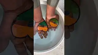 Wow 😮 to beautiful Indian flag 🇮🇳 drawing on hand #art #shorts #viral #funny