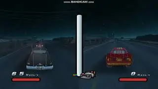 Cars The Video Game: Sheriff's Hot Pursuit (versus mode)