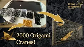 Timelapse: Artist Combines Thousands of Origami Cranes into Unique Artwork [Crane Meditation]