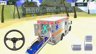 Coast Guard Beach Ambulance Rescue Driver Simulator Android Gameplay