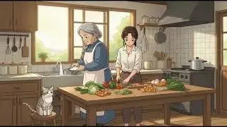 LIVING IN A GHIBLI SCENE &mdash; PREPARING BREAKFAST AS FOG LIFTS FROM THE HILLS