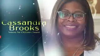 Cassandra Brooks wins the Tom V. Child Advocacy Award, 2021