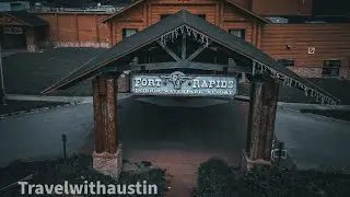 Fire at the Abandoned Fort Rapids Waterpark