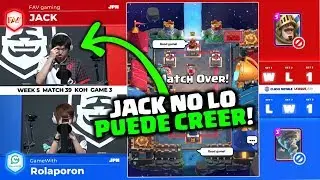 AS&Iacute; FUE LA DURA CA&Iacute;DA DE JACK EN LA CRL DE ASIA - DrekzeNN - Clash Royale