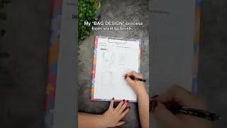 From my sketchbook to a finished bag&hellip; here&rsquo;s how it starts and ends!Ready to dive deeper?