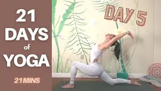 DAY 5 - WHOLE BODY AWAKENING ⚡️ 21-DAY YOGA CHALLENGE w/ Leigha Butler