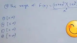 Range of function through AM GM