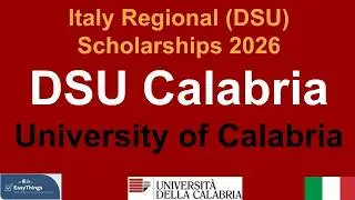 DSU Calabria Scholarship 2026, University of Calabria