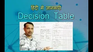 Decision Table : What is Decision Table video in hindi || Program Logic with decision table