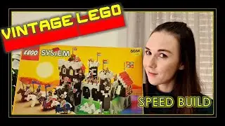 Black Knight's Castle 6086 LEGO | Vintage Lego Set | Medieval Music Study Music
