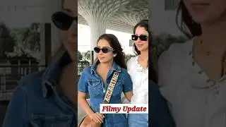 Malvika Raaj with sister Sonaakshi Raaj spotted at Mumbai Airport | #shorts