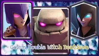 Deck Review Golem Double Witch Beatdown | Clash Royale Episode 31