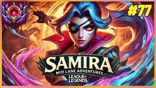 Samira Mid Lane Adventures #77 | Diamond Elo vs Zed | High Kill Game & Intense Fights! (Patch 14.23)