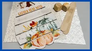 Dollar Tree Pumpkin Makeover || Fall Decor DIY || Just 1 Quick Craft