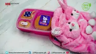 Maxware Student Lunch Box &ndash; Easy to Open, Kid-Friendly & Colorful! | Back to School Must-Have