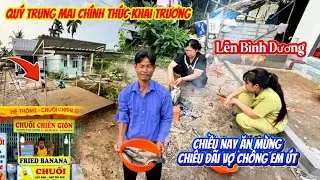 Quý Trung làm 1 chúc gì chiêu Em Út sáng mai lên Bình Dương cũng như làm tiệc ngày mai khai trương