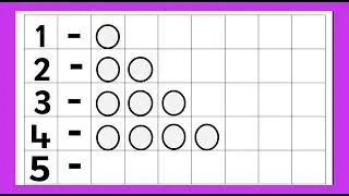 value of sequence|Draw Values |Draw circles the given number|For nursery |maths
