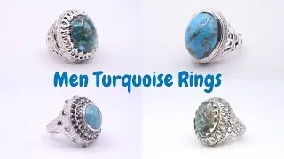 Men Turquoise Rings