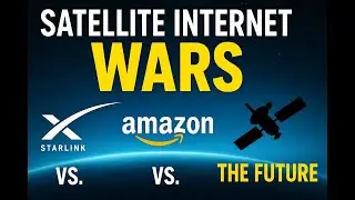 The $100 Billion Battle for Space Internet: Starlink, Amazon, and OneWeb