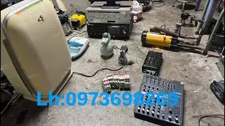 27/1: &Acirc;m ly Denon, lọc kh&ocirc;ng kh&iacute; Daikin Nhật, B&agrave;n mixer Yamaha, Bơm nước/ dầu Nhật, M&agrave;n m&aacute;y t&iacute;nh